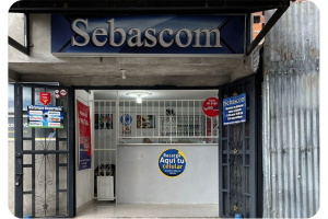 puntos de pago Sebascom Asonet Colombia