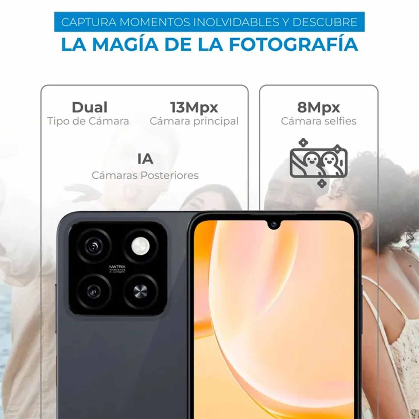 Celular ZTE A55 128GB 4G Negro